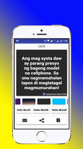 Tagalog, Hugot, Pinoy & Bisaya Love Quotes Editor screenshot 14