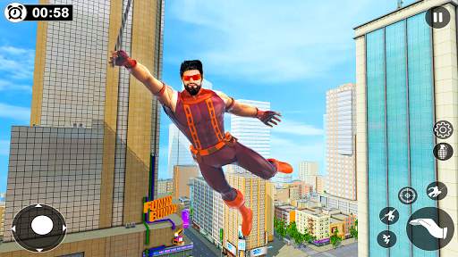 Grand City Mafia Crime - Super Rope Hero Game screenshot 4