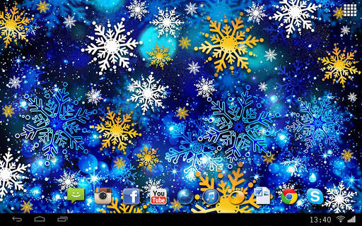 Snowflakes live wallpaper 2019 screenshot 4