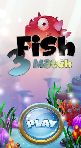 Fish Match 3 - Ocean Crush 2021 HD graphics game screenshot 1
