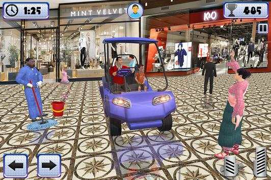Shopping Mall Taxi Driver Cart Simulator screenshot 12