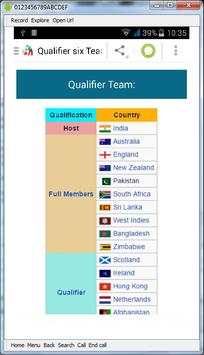 t20 World Cup Fixture & Info screenshot 2
