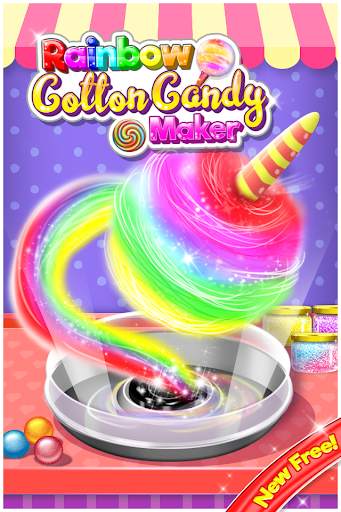 Rainbow Cotton Candy - Cooking Game screenshot 1
