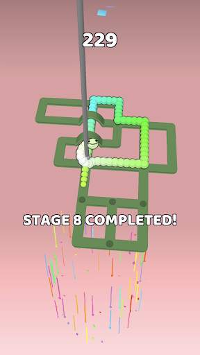 Snake Wriggle 3D - Escape Matrix screenshot 2