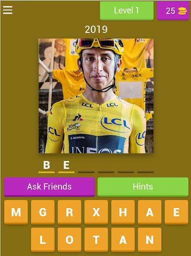 Tour de France 2021 : Yellow Jersey Winner Quiz 🚲 screenshot 7
