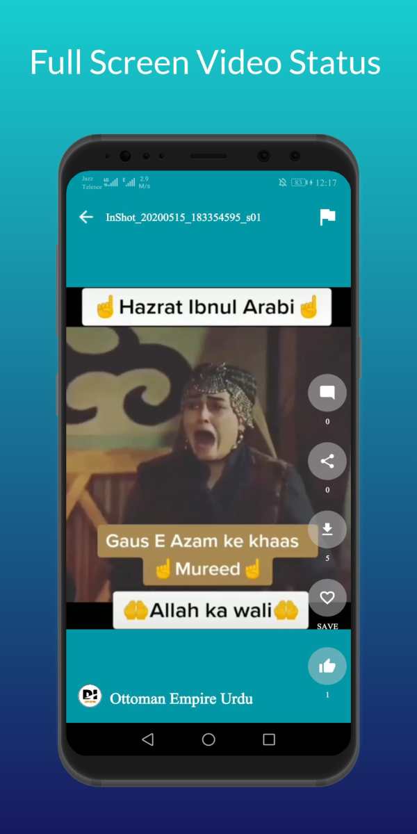 Ertugrul Social - Ertugrul Ghazi Video Status App screenshot 5