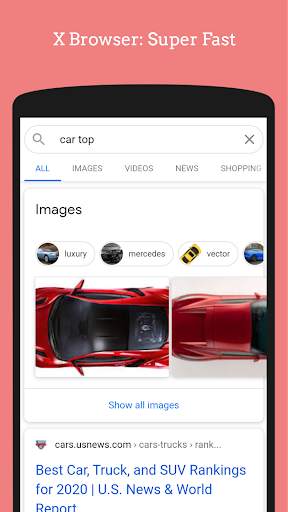 X browser pro: Light & Mini - Super Fast download screenshot 5