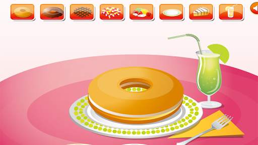 games girls decorating cake screenshot 2