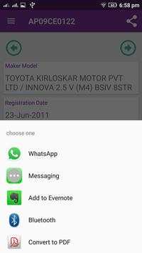 RTO Vahan Vehicle Registration Details screenshot 2