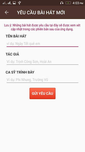 Lời Bài Hát Offline screenshot 5