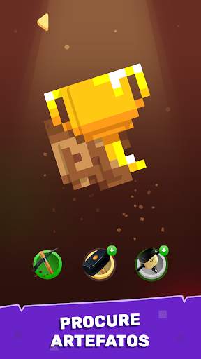 Diggerville 3d: Jogo de Pixel | Clicker Game screenshot 1