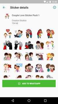 Love Romance Stickers For WhatsApp - WAStickersApp screenshot 6