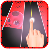 Ladybug tiles piano pro icon