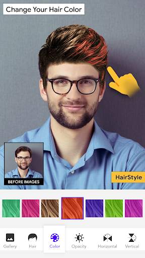 Man HairStyle Photo Editor screenshot 3