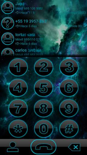THEME SPACE 2 HOLO EXDIALER screenshot 1