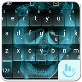 Hell Skull Fire Keyboard Theme 6.6.2.2019
