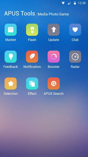 The sky-APUS Launcher theme screenshot 3