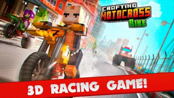 Crafting Motocross Bike Racer screenshot 9