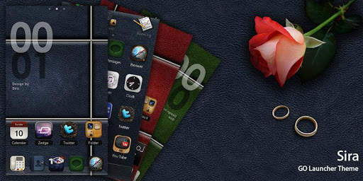 Sira GO Launcher Theme screenshot 7