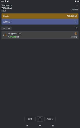 Simple Bitcoin Wallet TESTNET screenshot 5