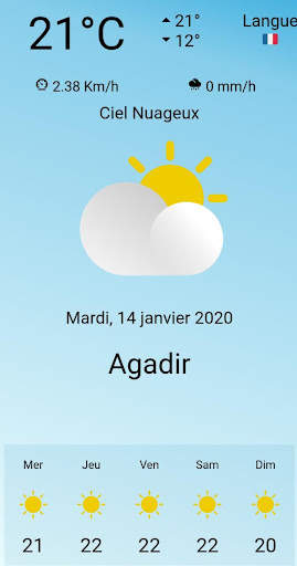 Météo Agadir screenshot 1