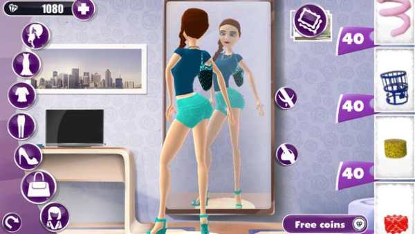 3D Model Dress Up Girl Game screenshot 5
