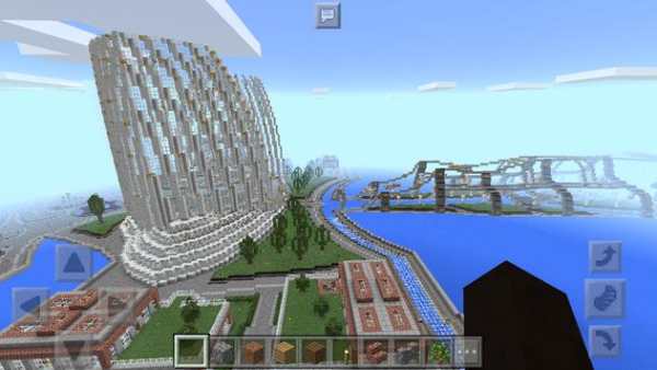 Futuristic City Minecraft map screenshot 2