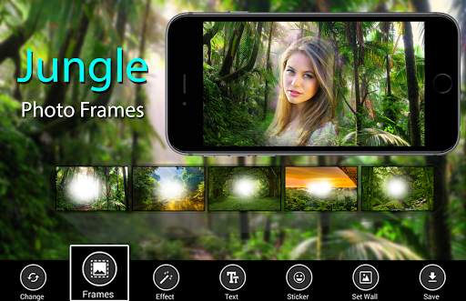 Jungle Photo Frames - nature wild animal hd effect screenshot 1