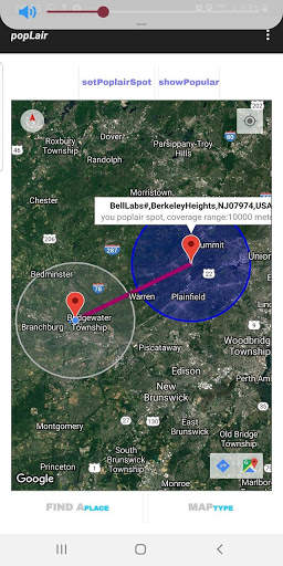 popLair [location based Messenger and News app] screenshot 2