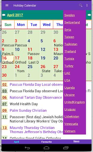 Holiday Calendar 2024 screenshot 9
