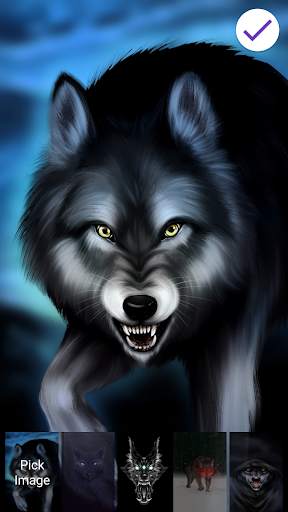 Wolf Passcode Lock Screen & Wallpapers 4 تصوير الشاشة