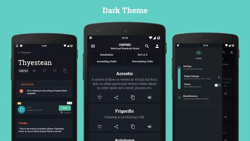 Orphic: learn some weird words screenshot 8