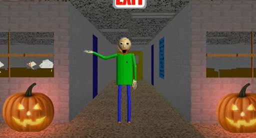 Big Math Teacher Head School : Halloween Mod screenshot 1