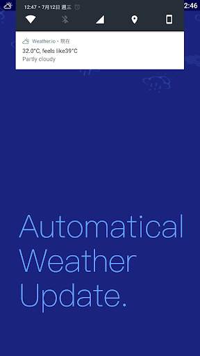 Weather.io - Weather on notification screenshot 2