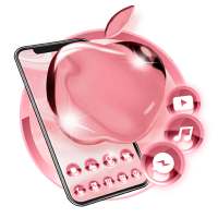 Pink Rose Gold Launcher Theme Live HD Wallpaper on 9Apps
