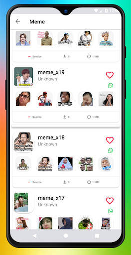 Stiker WA Lucu Bergerak Kocak screenshot 3