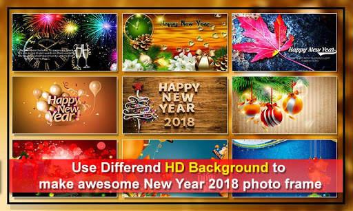 Happy New Year 2018 Photo Frame & Editor screenshot 3