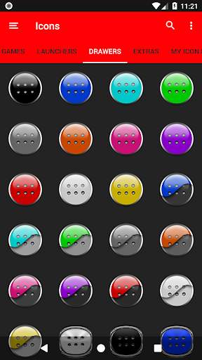 Red Icon Pack 8 تصوير الشاشة