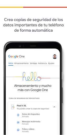 Google One screenshot 1