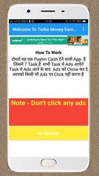 Turbo Money Earn Free स्क्रीनशॉट 1