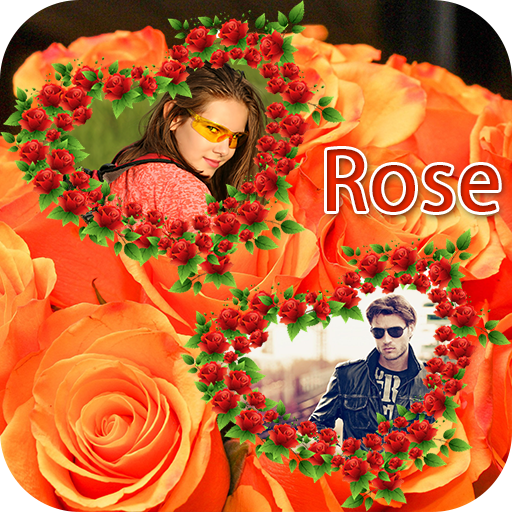 Rose Dual Photo Frame icon