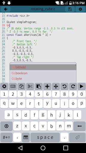 Mobile C [ C/C   Compiler ] screenshot 3