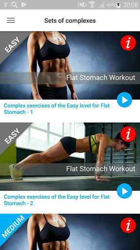 Flat Stomach Workout - Exercises for Ab and Belly screenshot 1