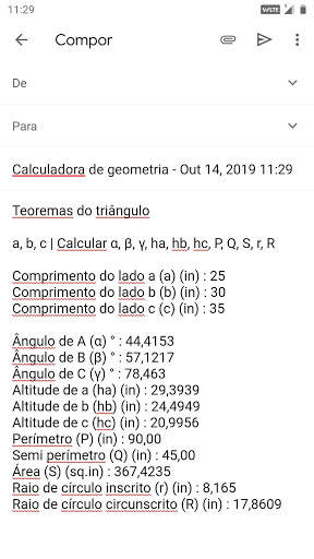 Calculadora de geometria screenshot 8