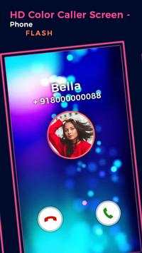 HD Color Caller Screen - Phone Flash 2 تصوير الشاشة