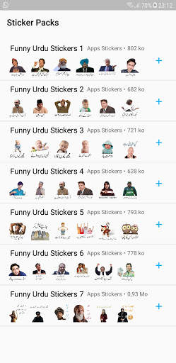 Funny Urdu Stickers screenshot 1