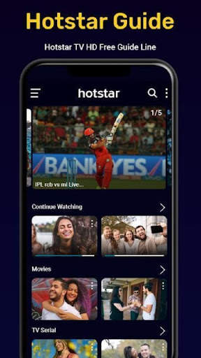 Hotstar - Hotstar Cricket -Hotstar Live Guide 2021 screenshot 5
