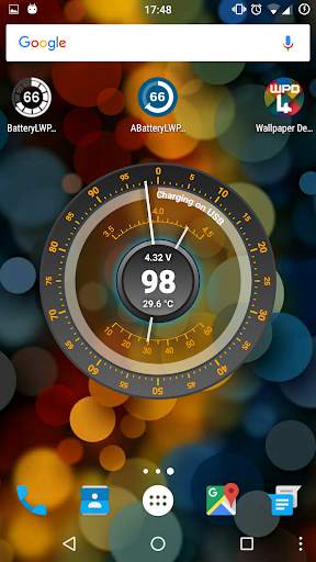 Advanced Battery Livewallpaper screenshot 2