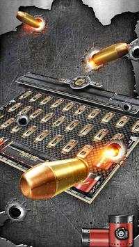 Bullet Gun keyboard Theme screenshot 1