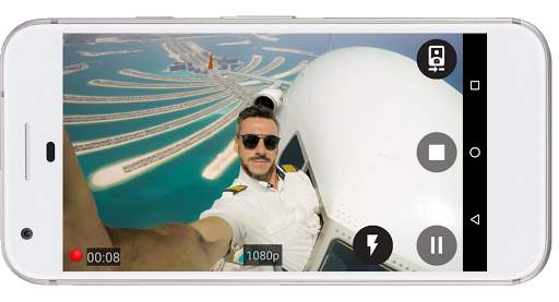 Vlog Snapcam - play pause switch camera screenshot 2